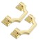 Geesatis 2 Pack Gold Cabinet Pulls 38 Hole Center Solid Zinc Alloy Drawer Handles AntiTarnish RustProof for Kitchen Dresser Drawer Cupboard Door with Mounting Screws