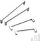 GOBEKOR 25 Pack Cabinet Pulls Solid Zinc Alloy Kitchen Bathroom Cabinet Handle Pull for Drawers Dressers Cabinets Handles Polished Chrome 334 inches 96 mm Hole Center