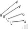 GOBEKOR 50 Pack Kitchen Cabinet Pulls Polished Chrome Square Cabinet Handles 712 Inch Hole Centers Solid Cabinet Pull Handles for Dresser Drawers