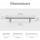 Gobrico 30 Pack 5 Inch 128mm Hole Centers Cabinet Handles Brushed Nickel Cabinet Pulls Stainless Steel Euro Style Kitchen Cabinet Handle 712 Overall Length Drawer Pull