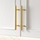 Goldenwarm 10 Pack Brushed Brass Cabinet Pulls Drawer Handles Gold Kitchen Hardware Brass Cabinet Handles Bathroom Hardware Drawer Pulls 4in Hole Centers