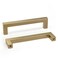 Goldenwarm 10 Pack Champagne Bronze Cabinet Pulls Gold Cabinet Handles 5 Inch Champagne Drawer Pulls Brushed Bronze Drawer Handles Kitchen Dresser Hardware T Bar Square Hardware for Dresser Bedroom