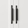 Goldenwarm 15 Pack Matte Black Cabinet Handles 334 Inch96mm Finger Pulls Long Cabinet Pulls Modern Kitchen Bathroom Hardware