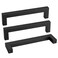 Goldenwarm 22 Pack 5 Inch Black Cabinet Handles Matte Black Drawer Pulls Stainless Steel Cabinets Hardware Square Bar Modern for Kitchen Bathroom Cupboard