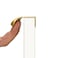 Goldenwarm goldenwarm 25 Pack 5 Inch Matte Gold Finger Pulls Cabinet Edge Pulls Brushed Brass Drawer Handles Edge Hardware for Kitchen Cupboard