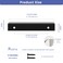 Goldenwarm 25 Pack Black Cabinet Handles 5 Inch Finger Pulls for Cabinets Black Edge Pulls for Dresser Drawers Modern Kitchen Hardware Aluminum Alloy