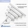 Goldenwarm 25 Pack Drawer Pulls Brushed Nickel Cabinet Pulls 3 inch Modern Kitchen Cabinet Hardware for Cupboard Silver Drawer Handles for Dresser and Bathroom 5in Overall Length