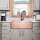 Goo-Ki GooKi 6 Pack Antique Copper Drawer Pulls Zinc Alloy Kitchen Cabinet Hardware 3 cc Vintage Copper Bar Cabinet Pulls Solid Dresser Handles