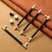 Gutuwellea 2 Pack 7 12 Inch 192 mm Gold and Black Cabinet Handles Cabinet Pulls Aluminum Handles Knurled Drawer Pulls Oxidation Finish with Diamond Pattern 86 Length 75 Hole Center