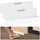 SlogPith Hands Free Trash Cabinet Opener Cabinet Foot Pull For Trash Drawer Stainless Steel Cabinet Foot Pull Easy To Install And Use FullCoverage Cabinet Drawers Suitable For The Kitchen2 Pack White