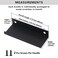HANIHUA 10 Pack Black Cabinet Handles Modern Finger Edge Pulls for Cabinets 315inch80mm Length Finger Drawer Pulls Kitchen Drawer Tabs Pull Concealed Tab Handle Matte Black Aluminum
