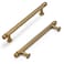 HARPOON 10 Pack Kitchen Cabinet HandlesVintage Cabinet Bar Pulls Drawer Handles Classic Home Hardware 5 inch Hole Center Champagne Bronze