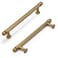 HARPOON 10 Pack Kitchen Cabinet HandlesVintage Cabinet Bar Pulls Drawer Handles Classic Home Hardware 5 inch Hole Center Champagne Bronze