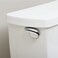 Hausen Modern Universal LeftSide Mount Brass and Plastic Toilet Lever Chrome 1Pack