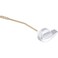 Hausen Modern Universal LeftSide Mount Brass and Plastic Toilet Lever Chrome 1Pack
