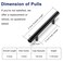HBL' HBL 10 Pack 3 Inch Center to Center Matte Black Cabinet Pulls Kitchen Cabinet HandlesMade of Stainless SteelIdeal for CabinetDrawerCupboard and Wardrobe