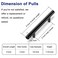 HBL' HBL 10 Pack 3 Inch Center to Center Matte Black Cabinet Pulls Kitchen Cabinet HandlesMade of Stainless SteelIdeal for CabinetDrawerCupboard and Wardrobe
