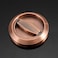 Hdtyyln 1Pcs Round Recessed Pull Recessed Door Knob Cabinet Round Hidden Handle Embeded Concealed Brushed Stainless Steel Handles for Modern Bedroom Door Drawer Wardrobe Red Copper