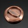 Hdtyyln 1Pcs Round Recessed Pull Recessed Door Knob Cabinet Round Hidden Handle Embeded Concealed Brushed Stainless Steel Handles for Modern Bedroom Door Drawer Wardrobe Red Copper
