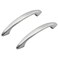 HESTIA HARDWARE 10 Pack 3 Inch Kitchen Cabinet Handles Satin Nickel Cabinet Pulls Silver Arched Drawer Pulls Kitchen Cabinet Hardware Cupboard Handles Z910S