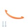 HEVSTIL 4Pack 378 Drawer Pulls Orange Cabinet Pulls Hardware Drawer Pull Kitchen Hardware Cabinet Handles for Cupboard Wardrobe Kitchen Bedroom DoorOrange
