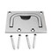 heyous Stainless Steel Boat Ring Hatch Pull Flush Lift Flush Ring Pull Cabinet Storage Cabinet Handle