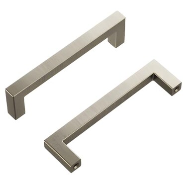 Hickory Hardware 1 Pack Solid Core Kitchen Cabinet Pulls Luxury Cabinet Handles Hardware for Doors Dresser Drawers 334 Inch 96mm Hole Center Stainless Steel Skylight Collection