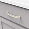 Hickory Hardware 1 Pack Solid Core Kitchen Cabinet Pulls Luxury Cabinet Handles Hardware for Doors Dresser Drawers 5116 Inch 128mm Hole Center Stainless Steel American Diner Collection