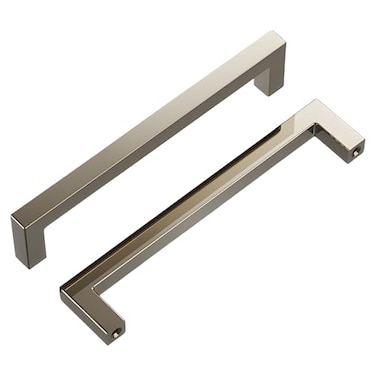 Hickory Hardware Solid Core Kitchen Cabinet Pulls Luxury Cabinet Handles Hardware for Doors Dresser Drawers 5116 Inch 128mm Hole Center Polished Nickel Skylight Collection Pack of 1