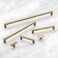 Hickory Hardware Solid Core Kitchen Cabinet Pulls Luxury Cabinet Handles Hardware for Doors Dresser Drawers 6516 Inch 160mm Hole Center Elusive Golden Nickel Skylight CollectionPack of 1