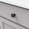 Hickory Hardware Studio Collection Knob 114 Inch Square OilRubbed Bronze Highlighted Finish