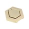 HNGSON Flush Mount Pull Ring Handle Golden Furniture Door Pull Handle Knobs Zinc Alloy 157 Hole Centers 2PCS with Screws for Cabinet Drawer Wardrobe