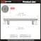 homdiy 30 Pack Cabinet Handles Brushed Nickel Round Bar Cabinet Pulls 5in Hole Center HD201SN Stainless Steel Drawer Pulls Kitchen Cabinet Handles Cupboard Handles 20 Pack