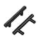 Home Expert 10 Pack 212 Inch Black Cabinet Handles Matte Black Cabinet Pulls Black Dresser Drawer Pulls Stainless Steel Kitchen Cabinet Handles Matte Black 4 Inch Overall Length