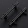 Home Expert 25 Pack Cabinet Handles 312 Inch Black Cabinet Pulls Matte Black Kitchen Cabinet Handles Drawer Pulls with Square Base Kitchen Cabinet Hardware 6 Inch Overall Length