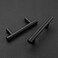 Home Expert 5 Pack 212 Inch Black Cabinet Handles Matte Finish Drawer Pulls Stainless Steel Kitchen Cabinet Handles 4 Inch Overall Length