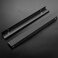 Home Expert 6 Pack Finger Pulls for Cabinets 224mm88in Hole Center Black Cabinet Handles Edge Pulls for Cabinets Finger Cabinet Handles Concealed Tab Pulls for Kitchen Drawer