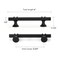 Home Expert Cabinet Handles Black Cabinet Pulls 15 Pack 334 Inch Hole Center