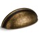 HOMOTEK 5 Pack 3 Inch Hole Centers Brass Bronze Drawer Bin Cup Pulls Dresser Pulls for CabinetsFurniture HandlesKitchen Cabinet Hardware