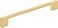 Jeffrey Alexander Sutton 160 mm CentertoCenter Bar Pull Brushed Gold