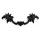 JETLAND Jetland French Provincial Drawer Pulls 4Pack Flat Black 4 Hole Centers Vintage Shabby Chic Pulls for Dresser Nightstand Cabinet PW16180102
