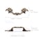 JETLAND Jetland French Provincial Drawer Pulls 6Pack Iron Scratches 212 Hole Centers Vintage Shabby Chic Pulls for Dresser Nightstand Cabinet PW1618AS64