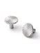 JIASENBAO 2 Pack Brushed Nickel Cabinet Knobs Satin Nickel Flat Drawer Pulls Kitchen Cupboard Bathroom Dresser Cabinet Hardware Handles Zinc Alloy