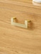 JIASENBAO 2 Pack Gold Cabinet Pulls 334 Hole Center Brushed Brass Drawer Pulls Bathroom Dresser Handles Hardware Couple Zinc Alloy
