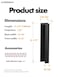 JIASENBAO 5 Pack Adhesive Cabinet Handles Black 512 LengthCover 5 Hole Center Finger Pulls Stick on Cabinet Pulls Decorative Kitchen Drawer Dresser Cupboard Bathroom Vanity Cabinet Hardware
