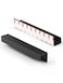 JIASENBAO 5 Pack Adhesive Cabinet Handles Black 512 LengthCover 5 Hole Center Finger Pulls Stick on Cabinet Pulls Decorative Kitchen Drawer Dresser Cupboard Bathroom Vanity Cabinet Hardware