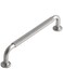 JIASENBAO 5 Pack Brushed Nickel Cabinet Pulls 5 Hole Center Silver Drawer Handles Kitchen Cupboard Bathroom Dresser Cabinet Hardware Spiral Zinc Alloy