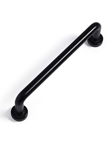 JIASENBAO Black Cabinet Bar Pulls 378 Hole Center 2 Pack Modern Matte Drawer Handles Kitchen Cupboard Bathroom Dresser Cabinet Hardware