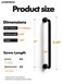 JIASENBAO Black Cabinet Bar Pulls 5 Hole Center 2 Pack Classic Modern Matte Drawer Handles Kitchen Cupboard Bathroom Dresser Cabinet Hardware