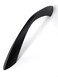 JIASENBAO Black Cabinet Pulls 334 Inch Arch Twisted Matte Black Handles Drawer Kitchen Cupboard Bathroom Dresser Cabinet Hardware Zinc Alloy 2 Pack